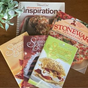 THE PAMPERED CHEF • Stoneware Cookbook Bundle
